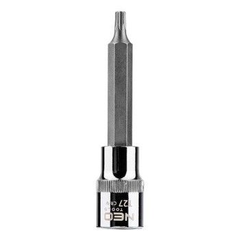 Torxdugókulcs 1/2'' T27, 100mm (08-762)
