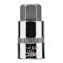 Imbusz dugókulcs 1/2'' H19, 55mm (08-778)