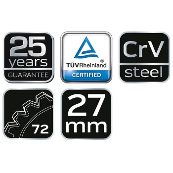 Racsnis csillag-villáskulcs 27mm (09-044)