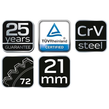 Racsnis csillag-villáskulcs 21mm (09-069)