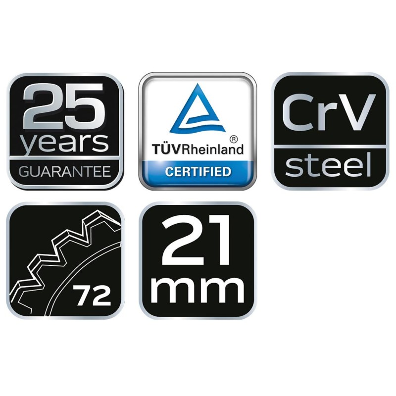 Racsnis csillag-villáskulcs 21mm (09-069)