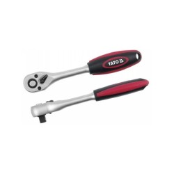 YATO Racsnis hajtószár 3/8' 197 mm 72T egyenes szár CrV (YT-0323) YATO Racsnis hajtószár 3/8' 197 mm 72T egyenes szár CrV (YT-0323)