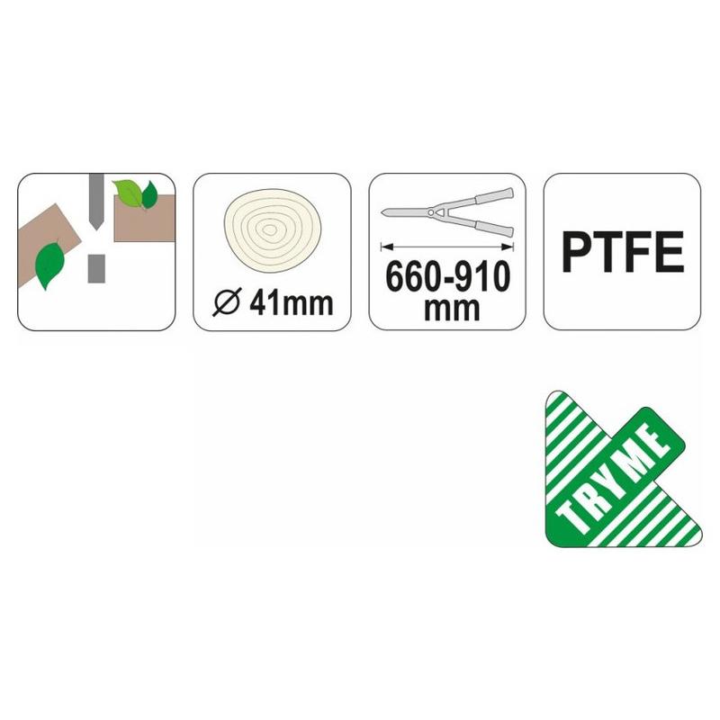 YATO Ágvágó teleszkópos, 630-960 mm/41 mm (YT-8842)