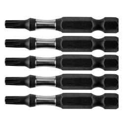 Torziós ütvecsavarozó bitek S2, 50mm, T20, 5db (09-584) Torziós ütvecsavarozó bitek S2, 50mm, T20, 5db (09-584)