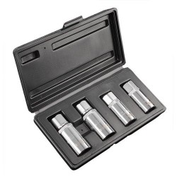 Tőcsavar-kihajtó készlet, 1/2'', 4db, 6-12mm (M6-M12) (09-608) Tőcsavar-kihajtó készlet, 1/2'', 4db, 6-12mm (M6-M12) (09-608)