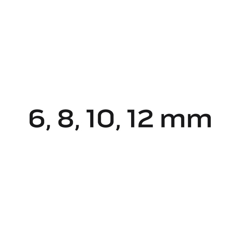 Tőcsavar-kihajtó készlet, 1/2'', 4db, 6-12mm (M6-M12) (09-608)