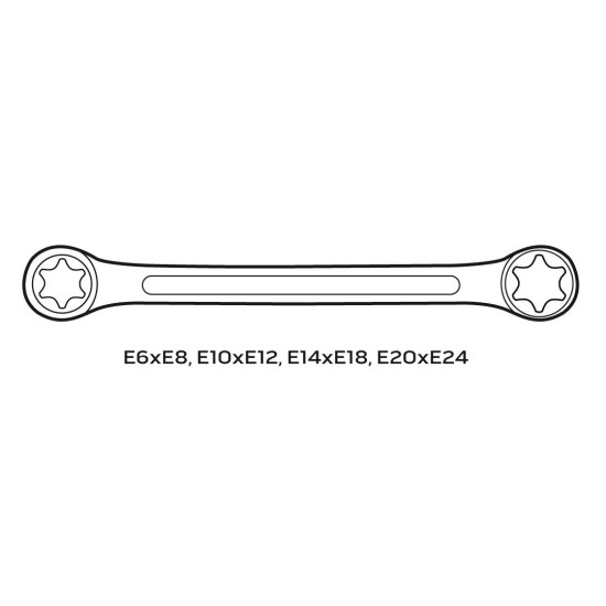 CSILLAGKULCS KÉSZLET TORX 4db, T6-T24 (09-980) CSILLAGKULCS KÉSZLET TORX 4db, T6-T24 (09-980)