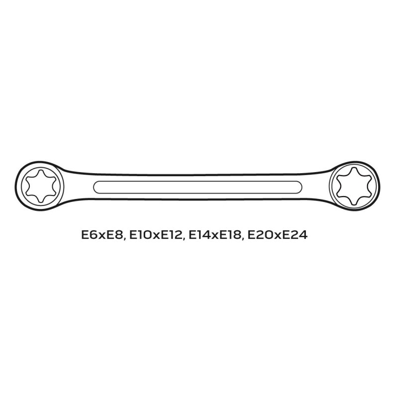 CSILLAGKULCS KÉSZLET TORX 4db, T6-T24 (09-980)