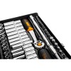NEO 10-008 1/4'' dugókulcs- és bitkészlet CrV acél, E-profil, 63 db