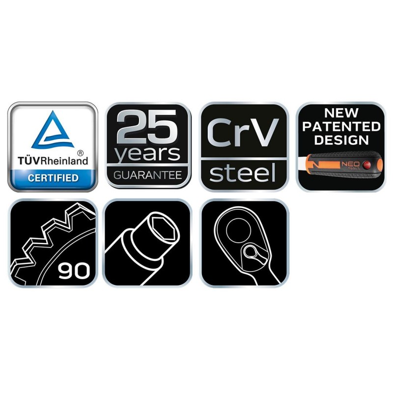 Dugókulcskészlet 1/2'', 12db (10-030) Dugókulcskészlet 1/2'', 12db (10-030)