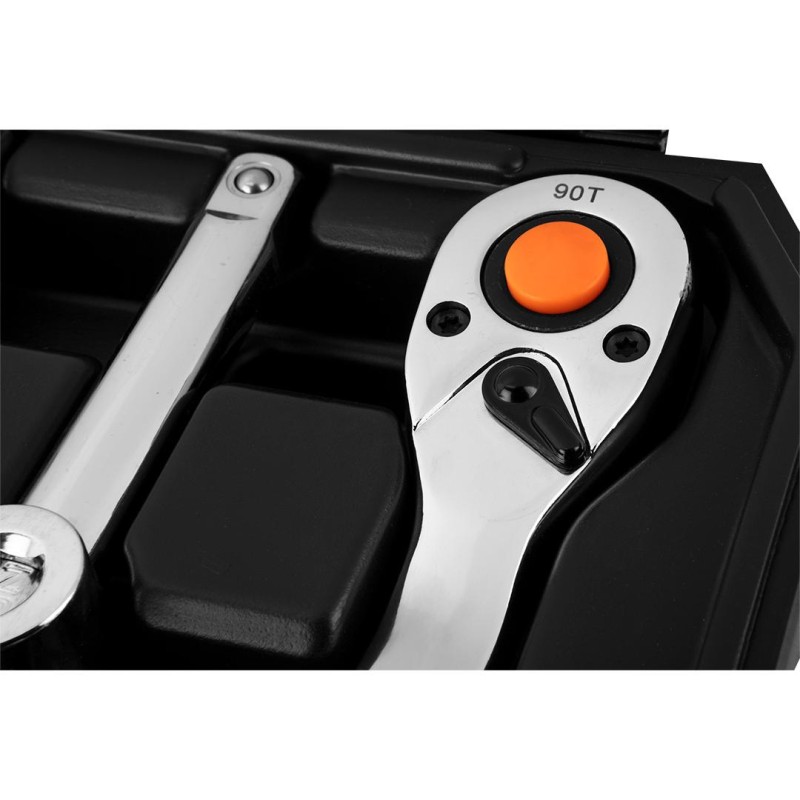 Dugókulcskészlet + bitkészlet 1/2'', 58db (10-042)