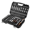 Dugókulcskészlet + bitkészlet 1/4'', 1/2'', 110db (10-066) Dugókulcskészlet + bitkészlet 1/4'', 1/2'', 110db (10-066)