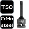 Torziós bit ütvecsavarozókhoz 1/2'' T50 (10-261) Torziós bit ütvecsavarozókhoz 1/2'' T50 (10-261)