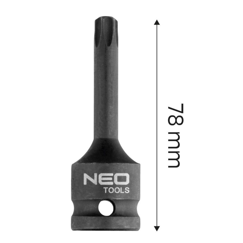 Torziós bit ütvecsavarozókhoz 1/2'' T50 (10-261) Torziós bit ütvecsavarozókhoz 1/2'' T50 (10-261)