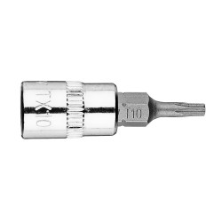 Torx dugókulcs 1/4'' 37mm TX10 (10-322) Torx dugókulcs 1/4'' 37mm TX10 (10-322)