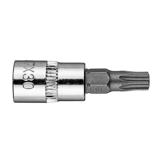 Torx dugókulcs 1/4'' 37mm TX30 (10-327)