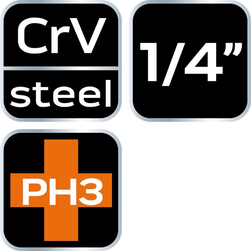 PH3 dugókulcs 1/4'' 87mm (10-336) PH3 dugókulcs 1/4'' 87mm (10-336)