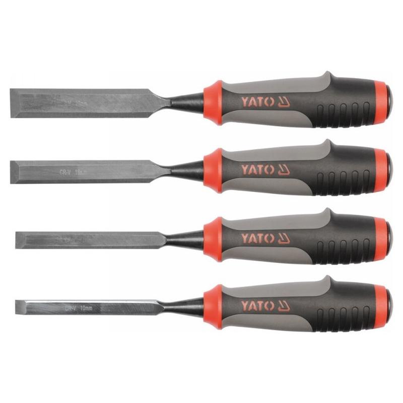 YATO Favéső készlet 4 részes műanyag nyéllel 10-12-16-20 mm CrV (YT-6281)