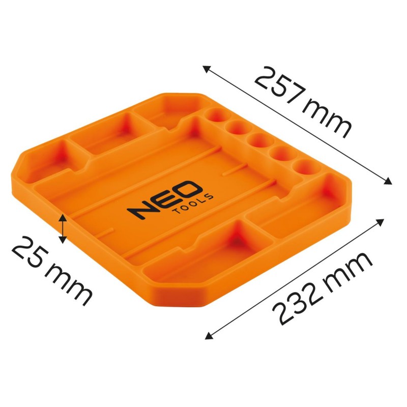Szerszámtálca, szilikon, 25,7 x 23,2 x 2,5cm (10-481)