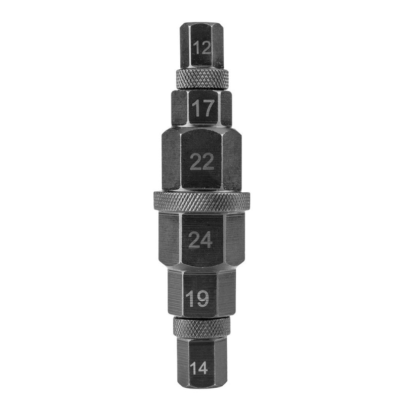 Motorkerékpár elsőtengely kulcs 6 az 1-ben (10-501)