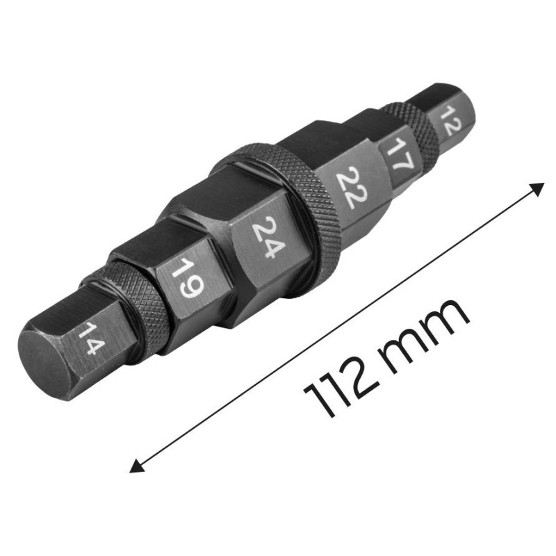Motorkerékpár elsőtengely kulcs 6 az 1-ben (10-501)