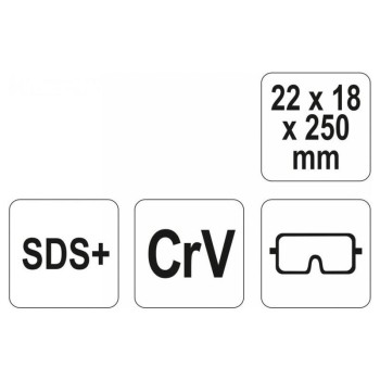 YATO Horonyvésőszár 250 mm SDS-Plus (YT-4722)