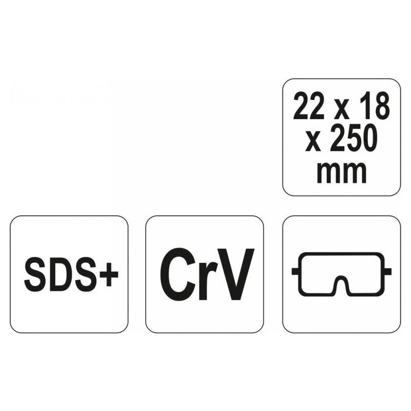 YATO Horonyvésőszár 250 mm SDS-Plus (YT-4722)