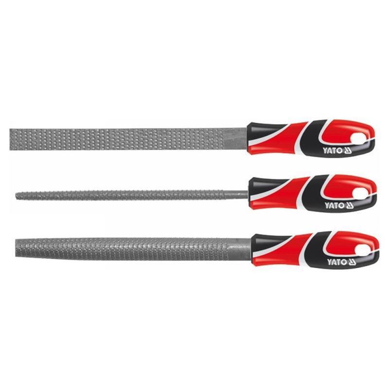 YATO Ráspoly készlet 3 részes 250 mm / # 45 durva (YT-6222)