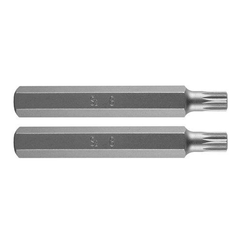 Spline bit, 3/8'', M8x75mm, S2, 2db (10-906)