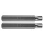Spline bit, 3/8'', M10x75mm, S2, 2db (10-908)