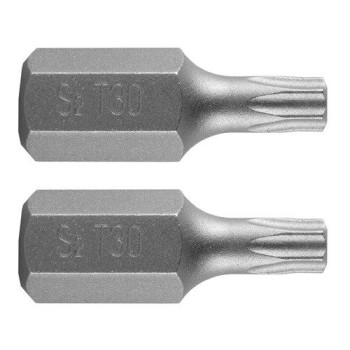 Torx bit, 3/8'', T30x30mm, S2, 2db (10-920)