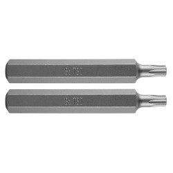 Torx bit, 3/8'', T30x75mm, S2, 2db (10-940)