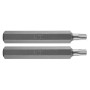 Torx bit, 3/8'', T30x75mm, S2, 2db (10-940)