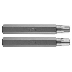 Torx bit, 3/8'', T50x75mm, S2, 2db (10-946) Torx bit, 3/8'', T50x75mm, S2, 2db (10-946)