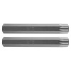 Torx bit, 3/8'', T55x75mm, S2, 2db (10-948)
