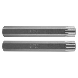 Torx bit, 3/8'', T55x75mm, S2, 2db (10-948)