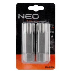 Torx bit, 3/8'', T100x75mm, CRV, 2db (10-960) Torx bit, 3/8'', T100x75mm, CRV, 2db (10-960)