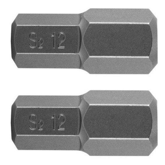 Imbusz bit, 3/8'', 12x30mm, S2, 2db (10-978)