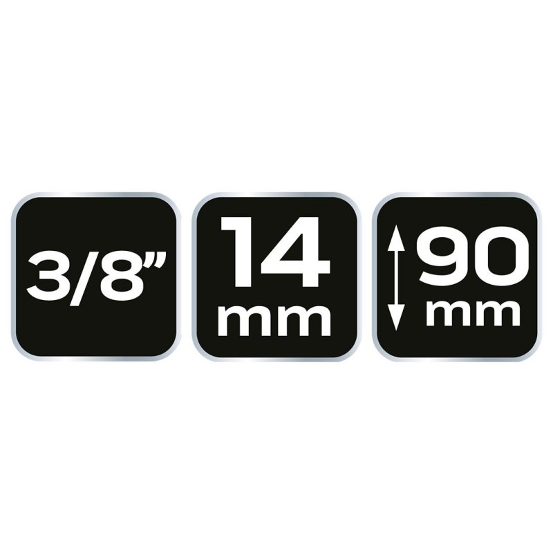Gyújtógyertyakulcs 3/8'', 14x90mm (11-152) Gyújtógyertyakulcs 3/8'', 14x90mm (11-152)