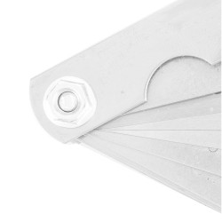 Hézagmérő készlet 26db (0.04 - 0.63mm) 65MN/rozsdamentes acél (11-190) Hézagmérő készlet 26db (0.04 - 0.63mm) 65MN/rozsdamentes acél (11-190)