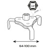 Olajszűrő leszedő kulcs (64-100mm) (11-239)