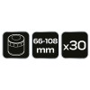 Olajszűrő kulcs készlet 30db-os (11-242)