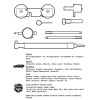 Vezérműtengely blokkoló készlet, VAG benzinmotorokhoz (11-307) Vezérműtengely blokkoló készlet, VAG benzinmotorokhoz (11-307)