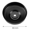 Olajszűrő kulcs 80mm, 15 pontos, 3/8'' kulcsnyílással (11-367)