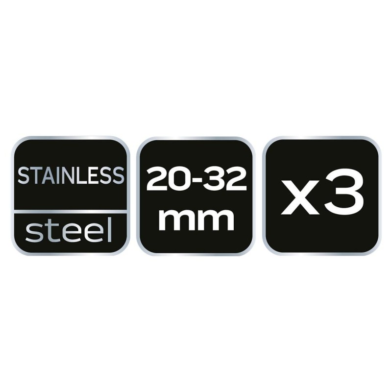 Tömlőbilincs 20-32/9mm, W4, 3db (11-404) Tömlőbilincs 20-32/9mm, W4, 3db (11-404)