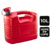 Üzemanyagkanna, műanyag(HDPE), 10l, kiöntővel (11-560)