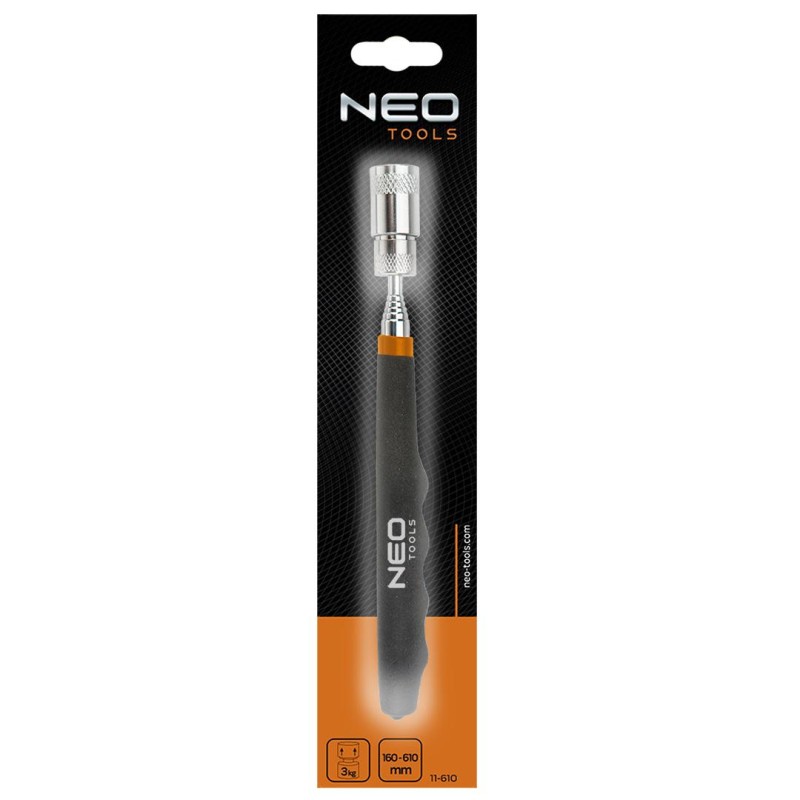 Mágneses CSAVARKISZEDŐ TELESZKÓPOS 190-810mm, 3.5KG LÁMPÁVAL (11-611) Mágneses CSAVARKISZEDŐ TELESZKÓPOS 190-810mm, 3.5KG LÁMPÁVAL (11-611)