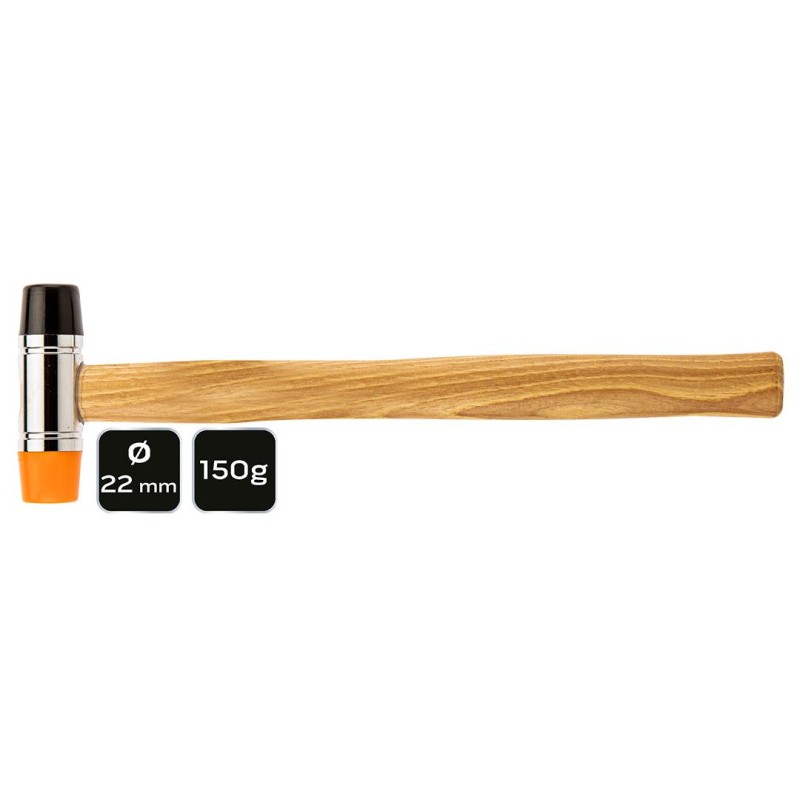 Karosszérialakatos kalapács 150 g/22mm (11-620)