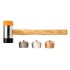 Cserélhető fejű kalapács 1340 g/60mm (11-637) Cserélhető fejű kalapács 1340 g/60mm (11-637)