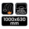 Szerviztakaró, sárvédő takaró, mágneses (11-719)